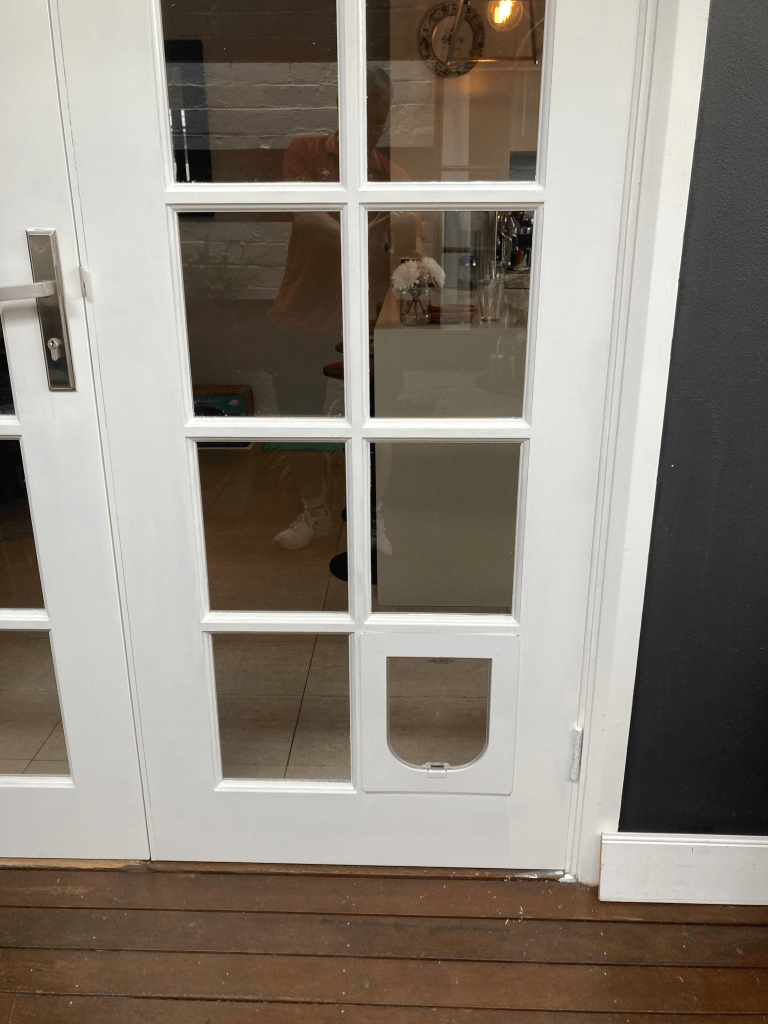 Elevate the functionality and convenience of your French doors with our pet door installation service. We specialise in seamlessly integrating pet doors into French doors, providing your furry companions with easy access to the outdoors while preserving the elegance of your home's French door design.