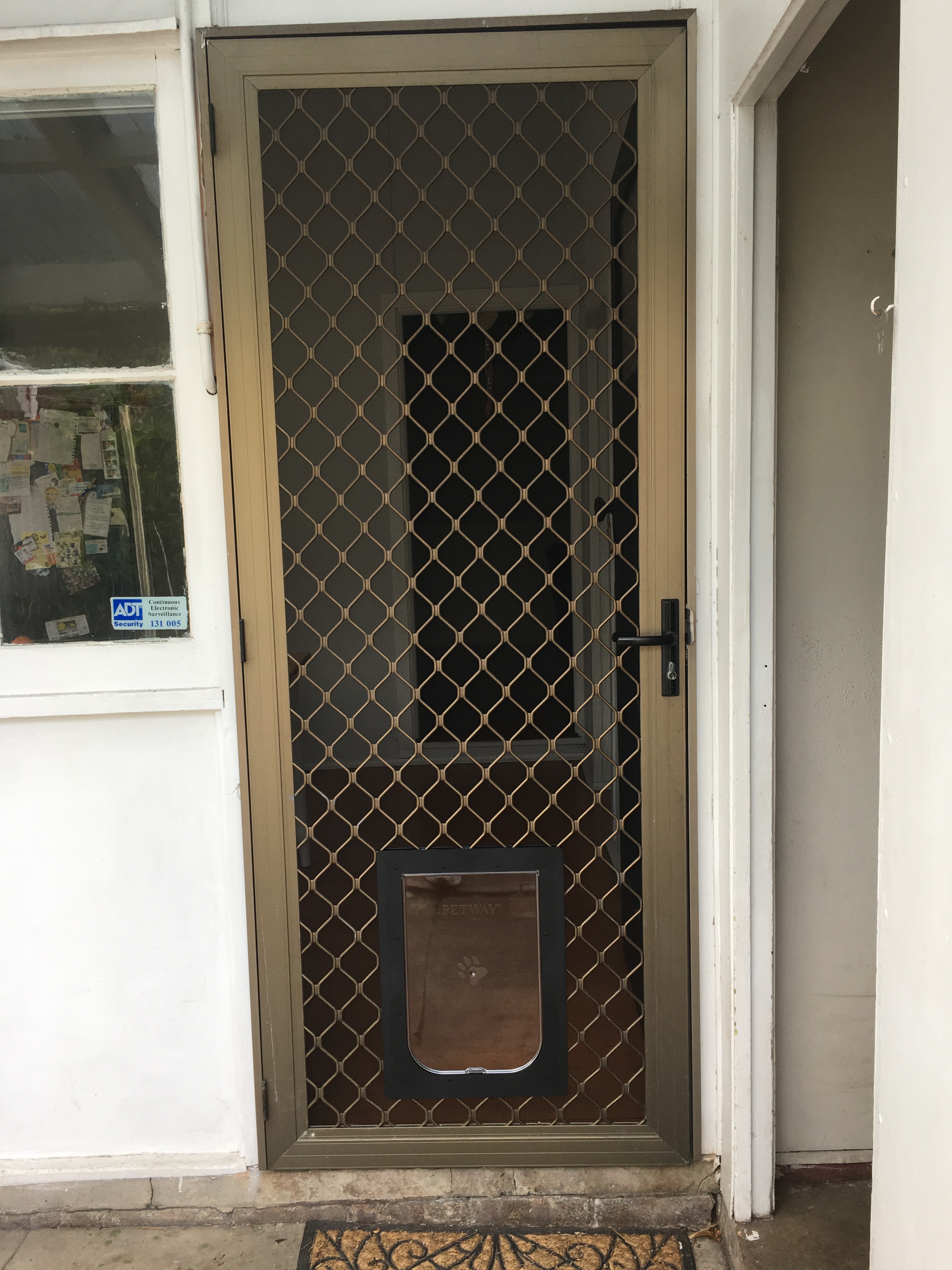 Provide your large canine companion with the freedom to roam with our large dog door installation service in screen doors. We specialise in seamlessly integrating large dog doors into screen surfaces, offering convenient access for your furry friend while maintaining a barrier against insects and pests.