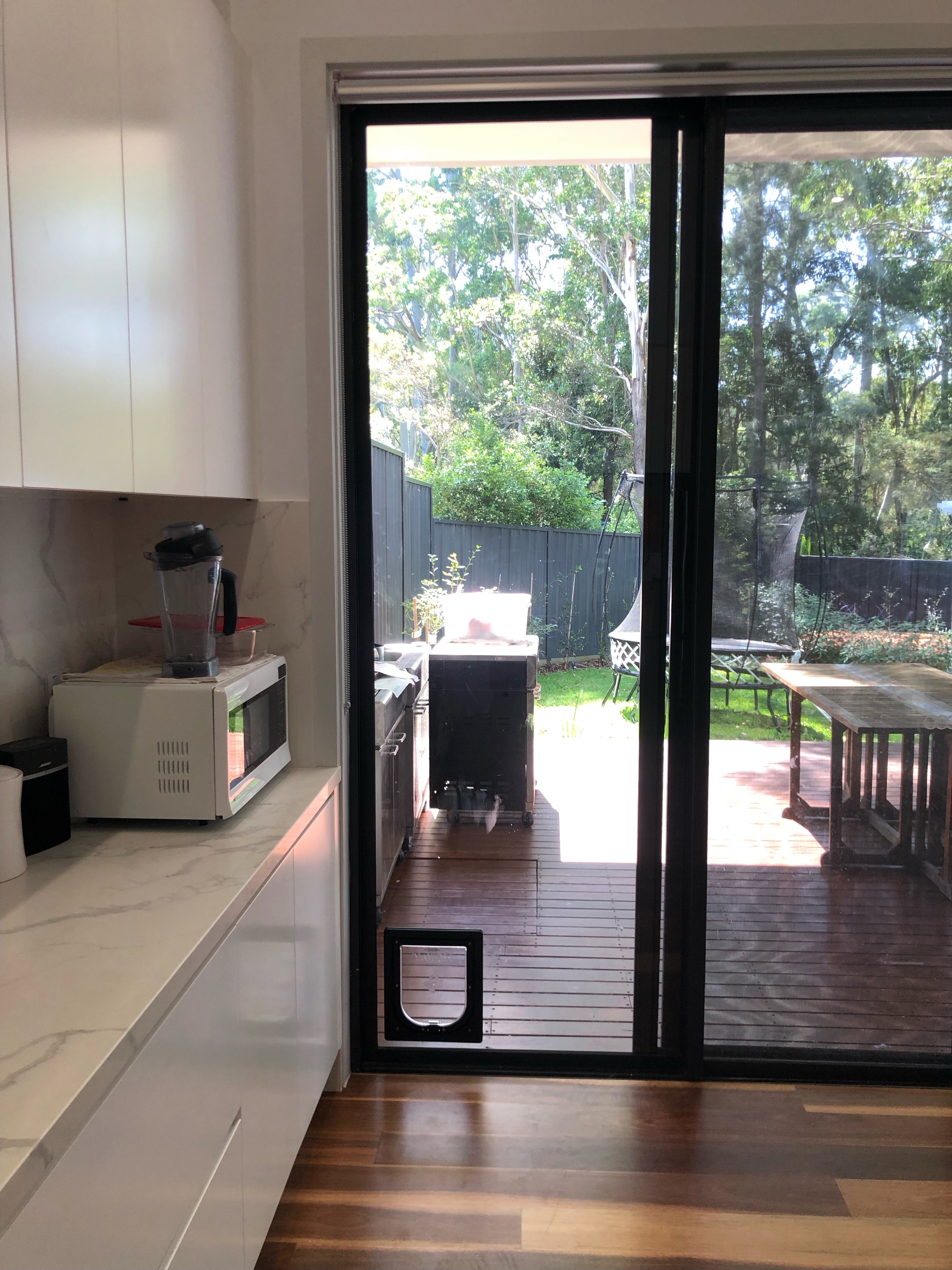 Provide your small canine companion with easy access to the outdoors while maintaining the sleek appearance of your glass surfaces with our small dog door installation service in glass. We specialise in seamlessly integrating small dog doors into glass panels, ensuring a secure and durable entry point for your furry friend.