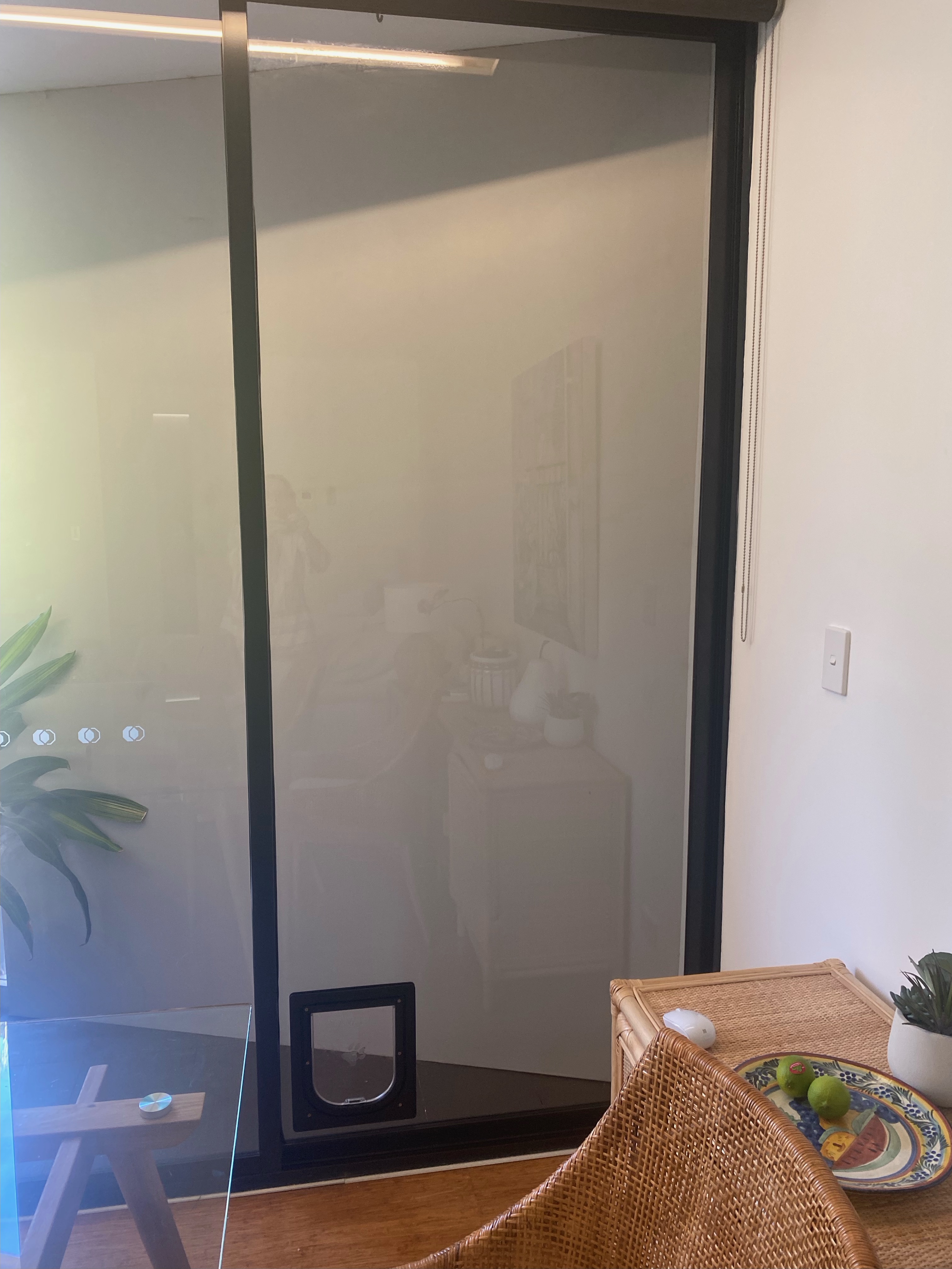 Provide your small canine companion with easy access to the outdoors while maintaining the sleek appearance of your glass surfaces with our small dog door installation service in glass. We specialise in seamlessly integrating small dog doors into glass panels, ensuring a secure and durable entry point for your furry friend.