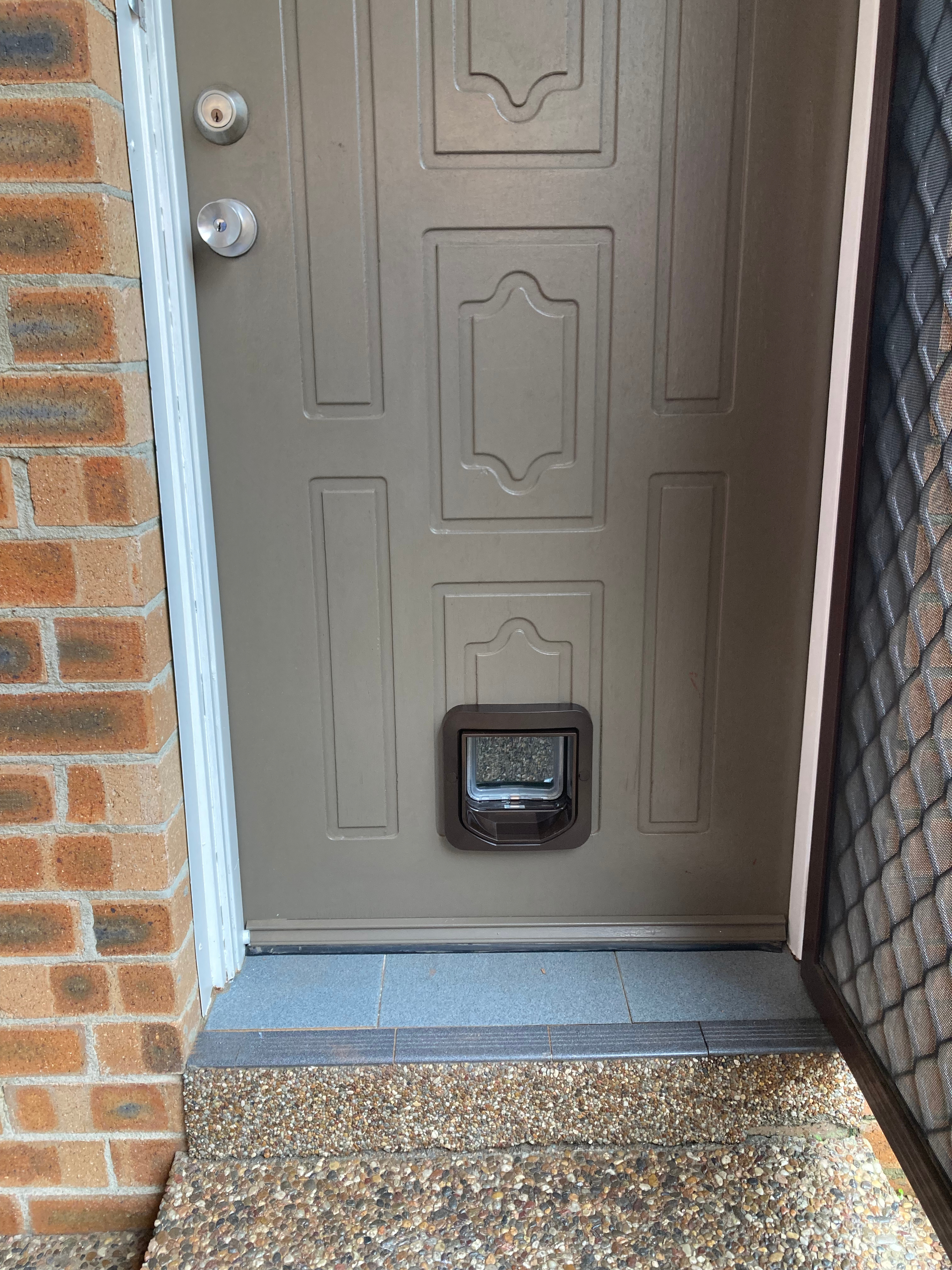 Experience the ultimate in pet convenience and security with our microchip pet doors. We offer advanced pet door solutions equipped with microchip technology, allowing only authorized pets to enter and exit your home. Say goodbye to unwanted visitors and enjoy peace of mind knowing that your furry companion can freely access the outdoors while keeping intruders at bay.