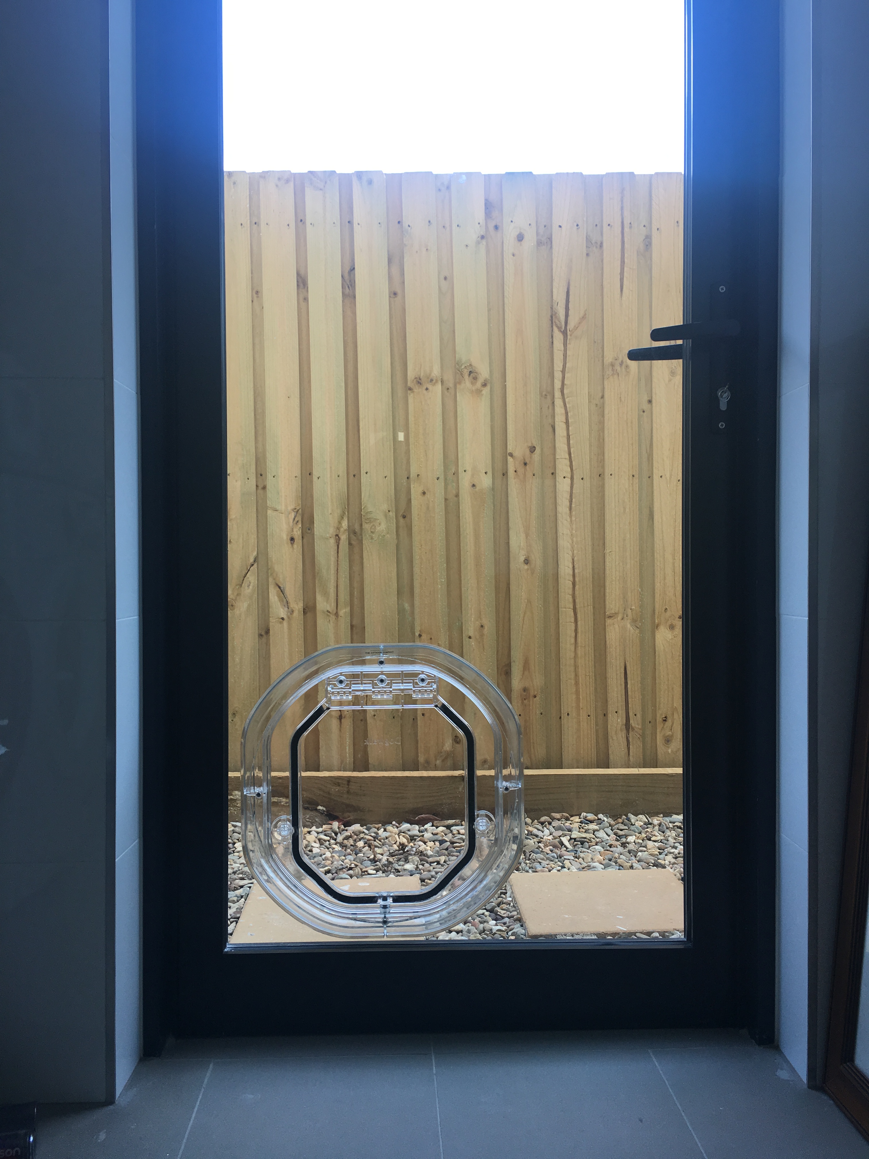Grant your medium-sized canine companion the freedom they deserve with our medium dog door installation service in glass. We specialise in seamlessly integrating medium dog doors into glass panels, ensuring a secure and durable entry point for your furry friend.